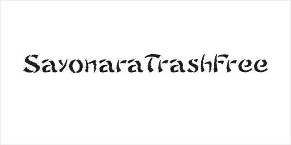 SayonaraTrashFree Logo