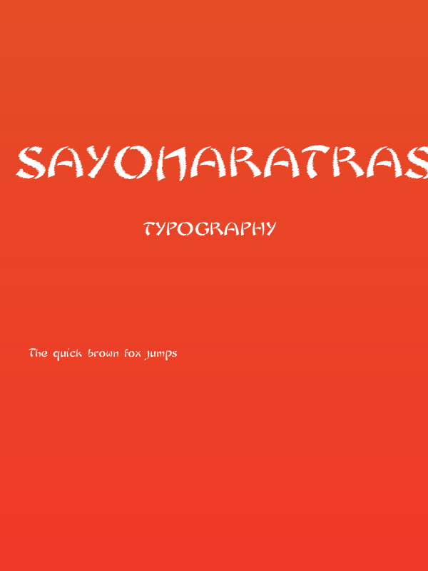 SayonaraTrashFree Poster