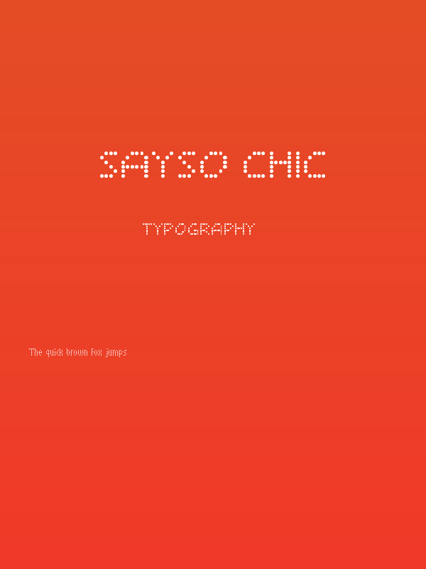 Sayso Chic Poster