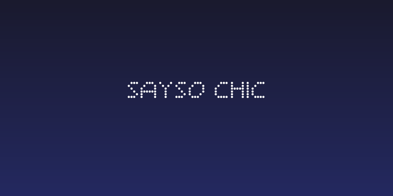 Sayso Chic Social Header