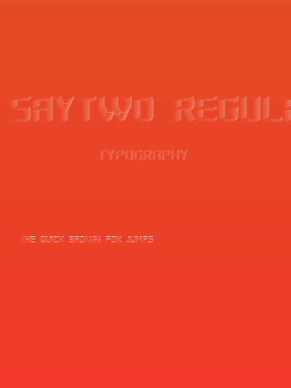 Saytwo Regular Poster