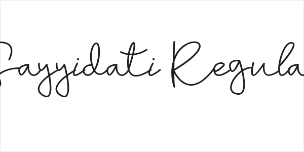 Sayyidati Regular Logo