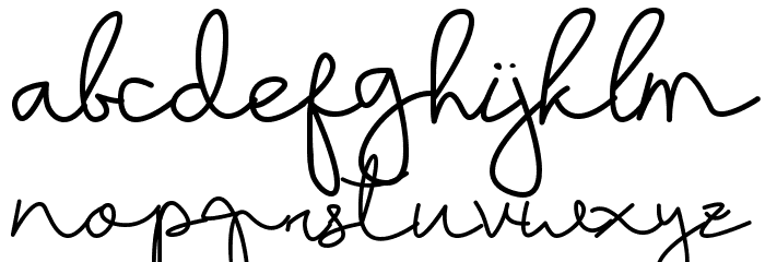 Sayyidati Regular Font LOWERCASE