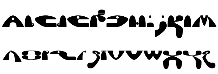 Saz Font LOWERCASE