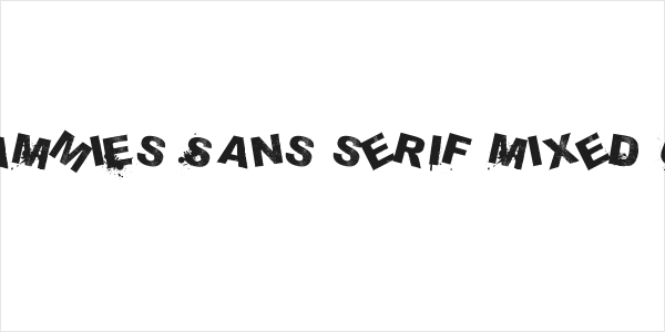 saMmiEs Sans serIf MixeD Up Logo