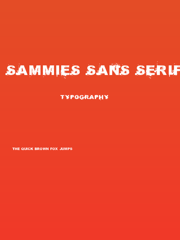 saMmiEs Sans serIf Poster