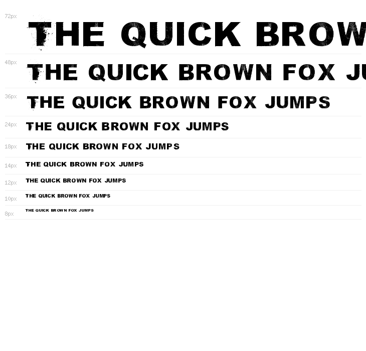 saMmiEs Sans serIf Waterfall