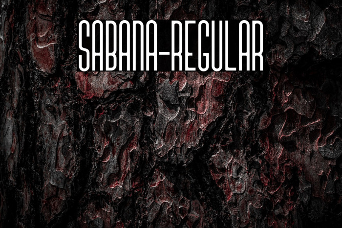 sabana-Regular Example 1