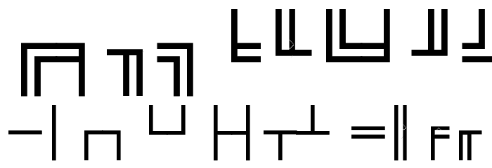 sabotage drawing Font OTHER CHARS