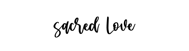 sacred Love  baixar fontes gratis