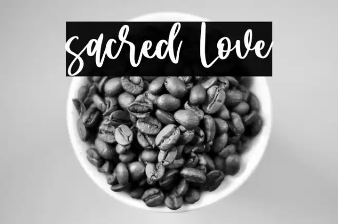 sacred Love Font examples