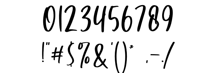 sacredLove Font OTHER CHARS