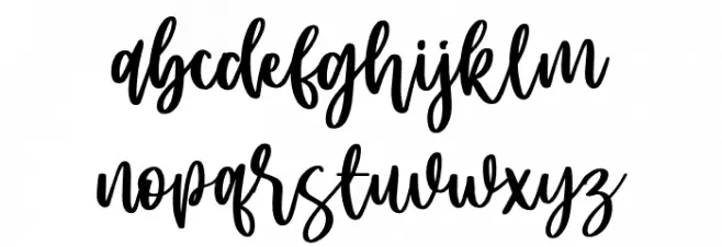 sacredLove Caratteri MINUSCOLO