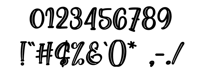 saferick Font OTHER CHARS