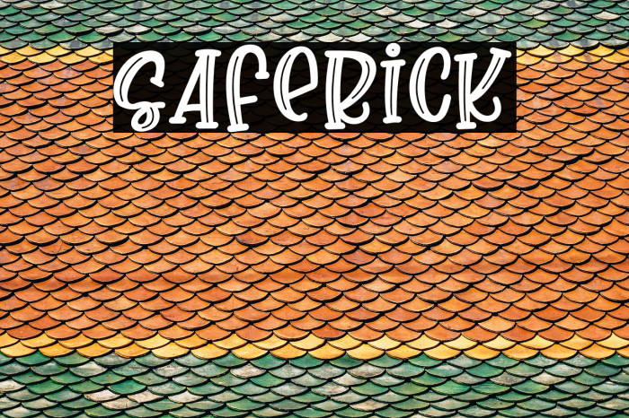saferick Font examples