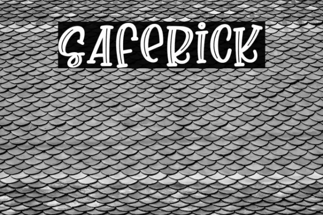 saferick Font examples