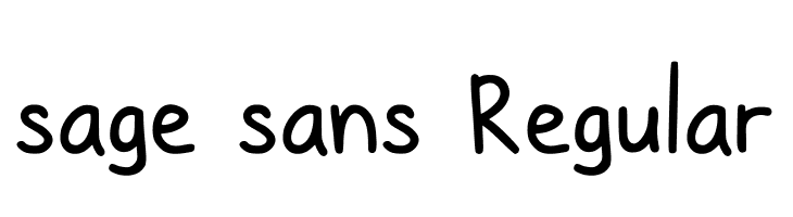 sage sans Regular  नि: शुल्क फ़ॉन्ट्स डाउनलोड