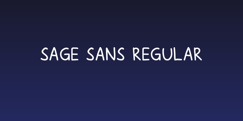 sage sans Regular Social Header
