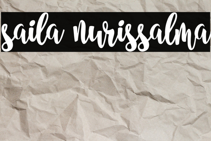 saila nurissalma Example 3