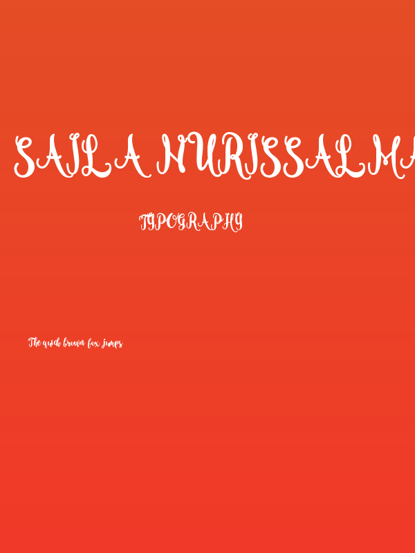 saila nurissalma Poster