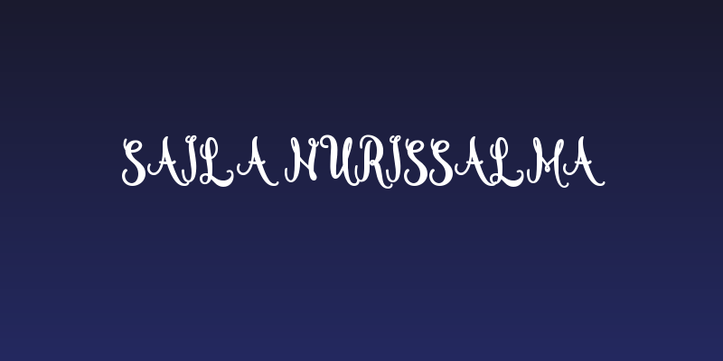 saila nurissalma Social Header