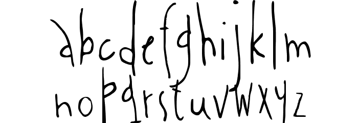 salcin Font LOWERCASE