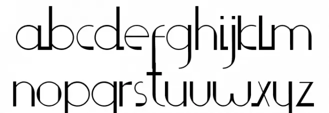 saleng Caratteri MINUSCOLO