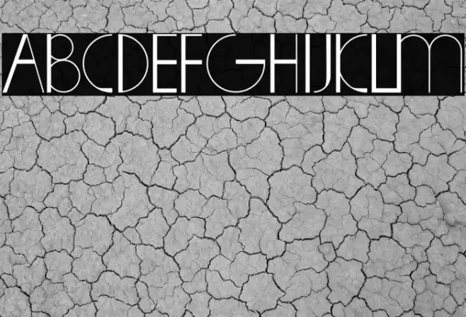 saleng Font examples