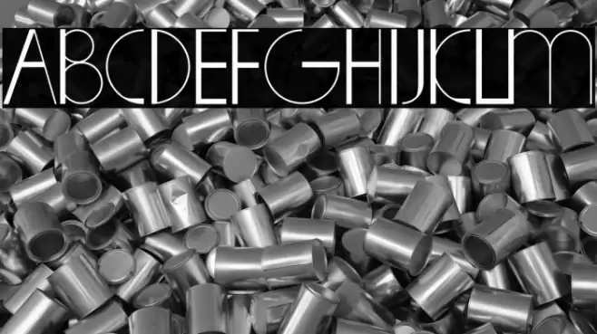 saleng Font examples