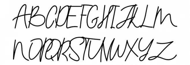 sallapan 字体 大写