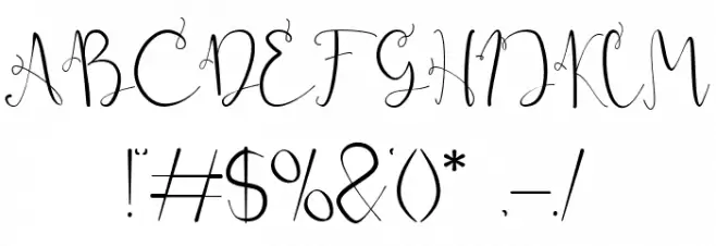 sallea Font OTHER CHARS