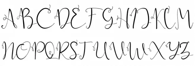 sallea Schriftart Groß