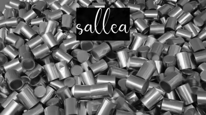 sallea Font examples
