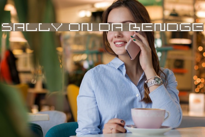 sally on da bendge Example 3