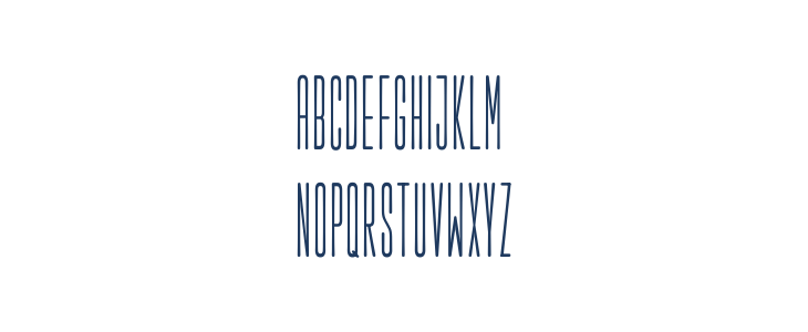 salopiot condensed Lowercase