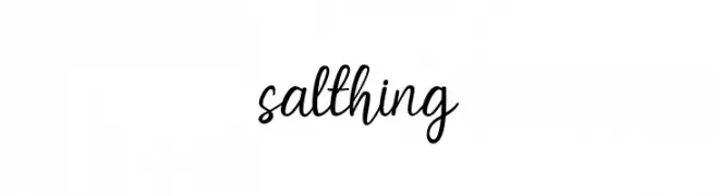 salthing  baixar fontes gratis