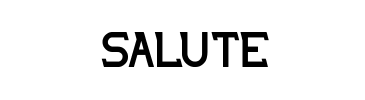 salute Font