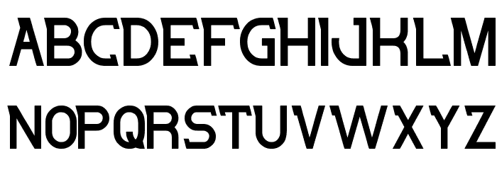 salute Font LOWERCASE