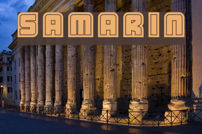 samarin Font examples