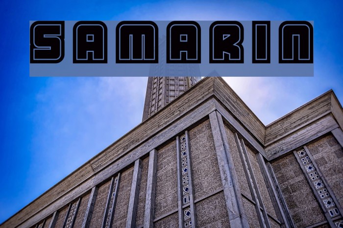 samarin Font examples