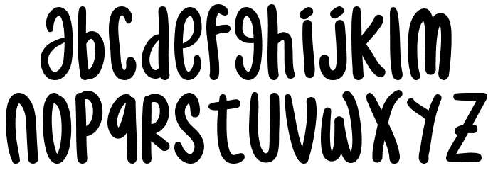 samble Font LOWERCASE
