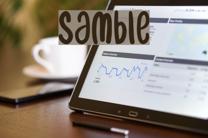 samble Font examples