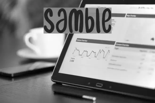 samble Font examples