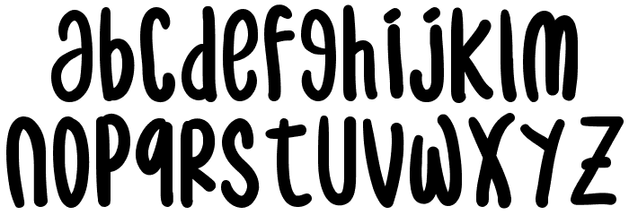 samble Font LOWERCASE