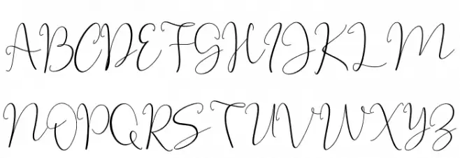 samira خط أحرف كبيرة