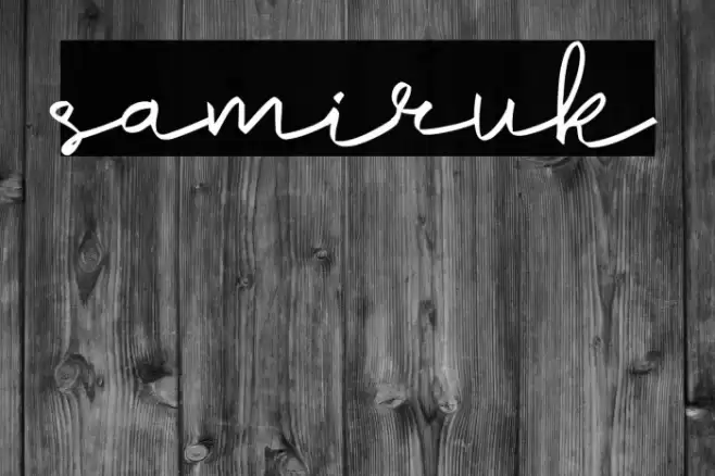 samiruk Font examples