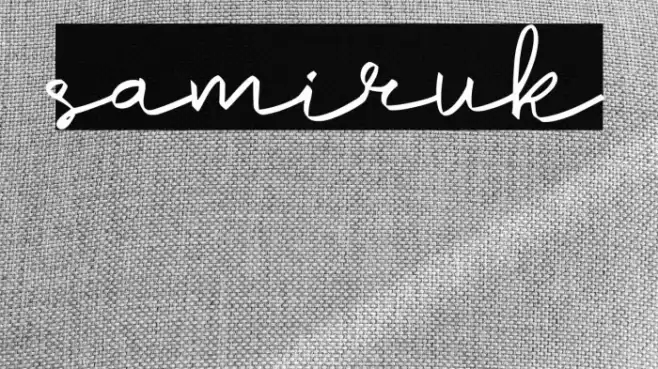 samiruk Font examples