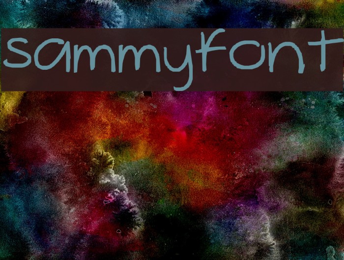 sammyfont Font examples