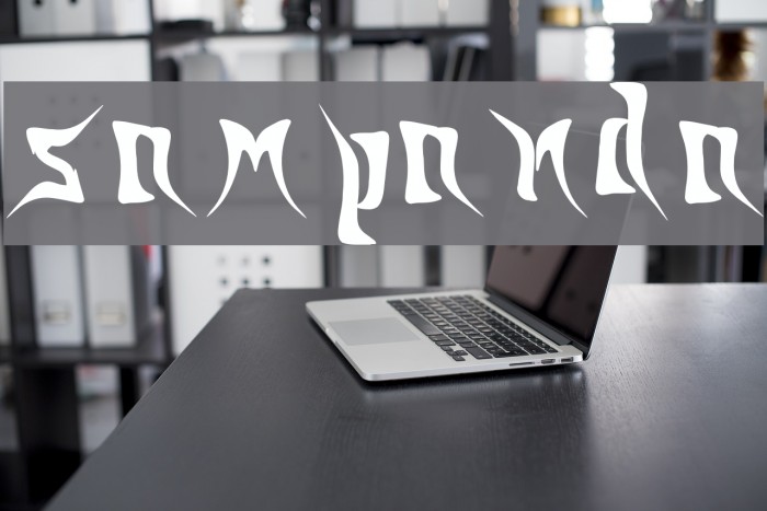 sampanda Font examples