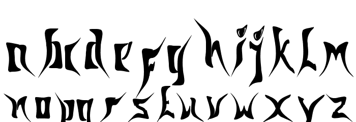 sampanda Font LOWERCASE